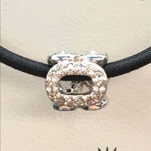 Authentic Pandora Retired Circle Of Friends Charm